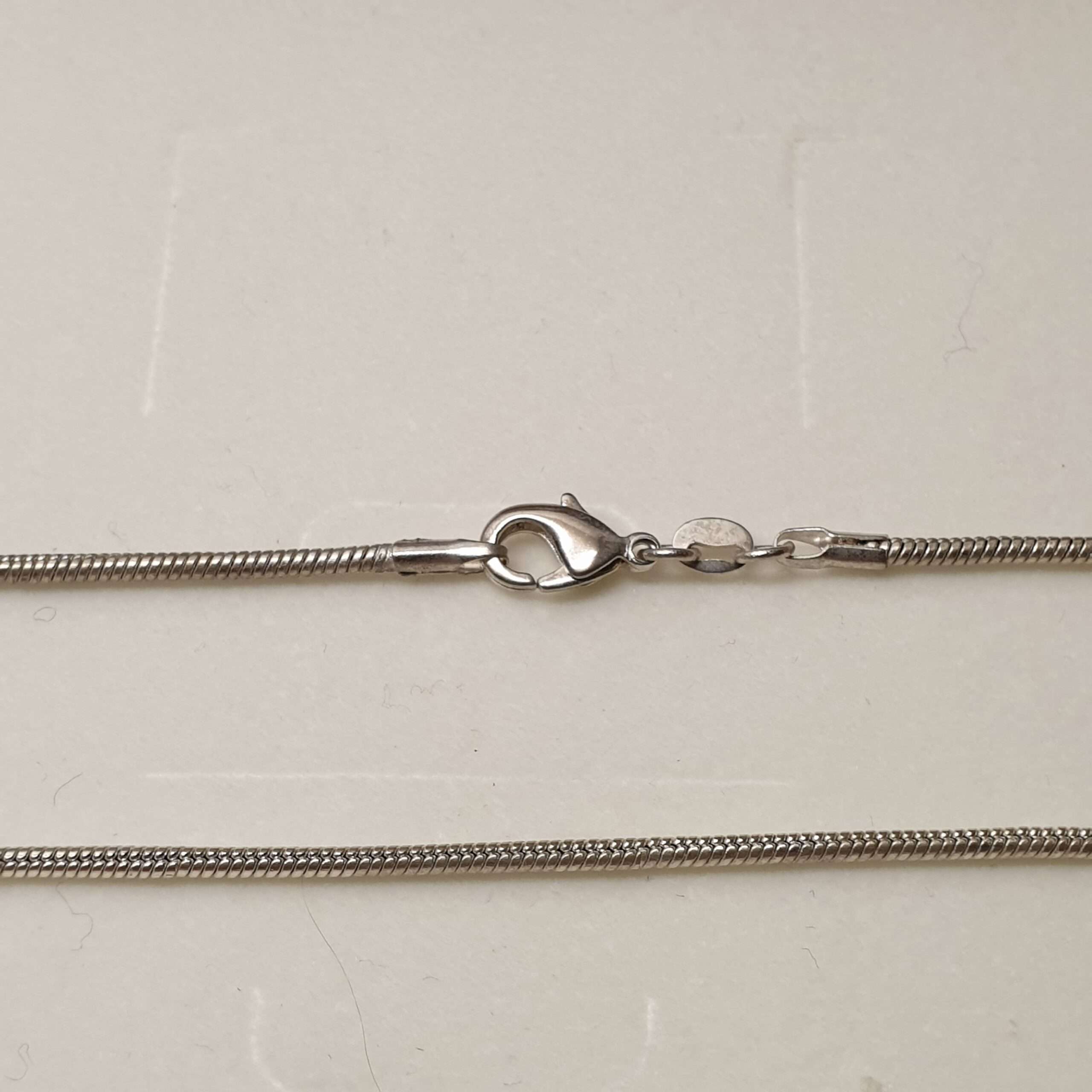 41 cm / 1,8 mm Kette Halskette Schlangenkette Silber 925 Vintage edel HK229