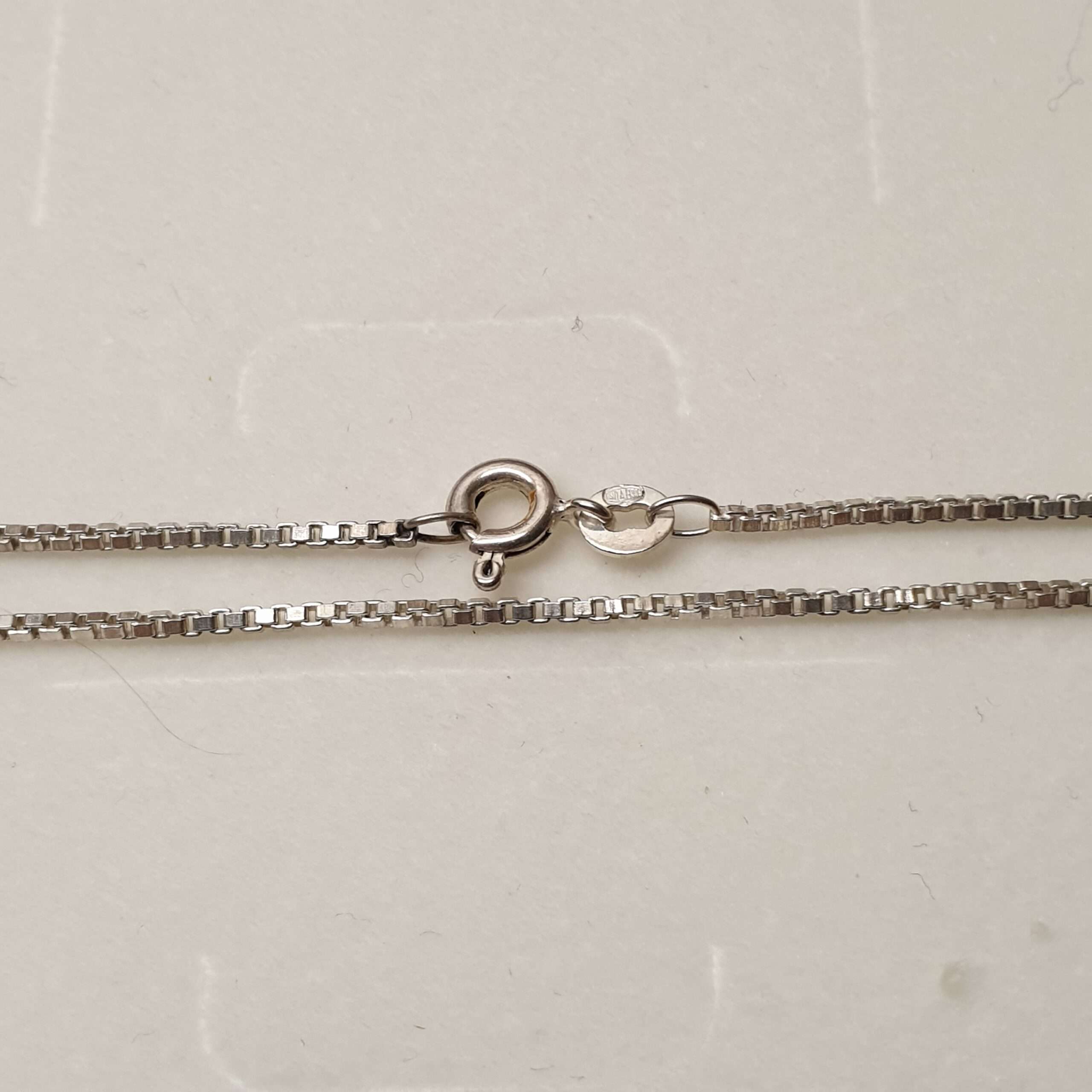 45 cm / 1,3 mm Venezianerkette Halskette Kette Silber 835 Vintage elegant HK232