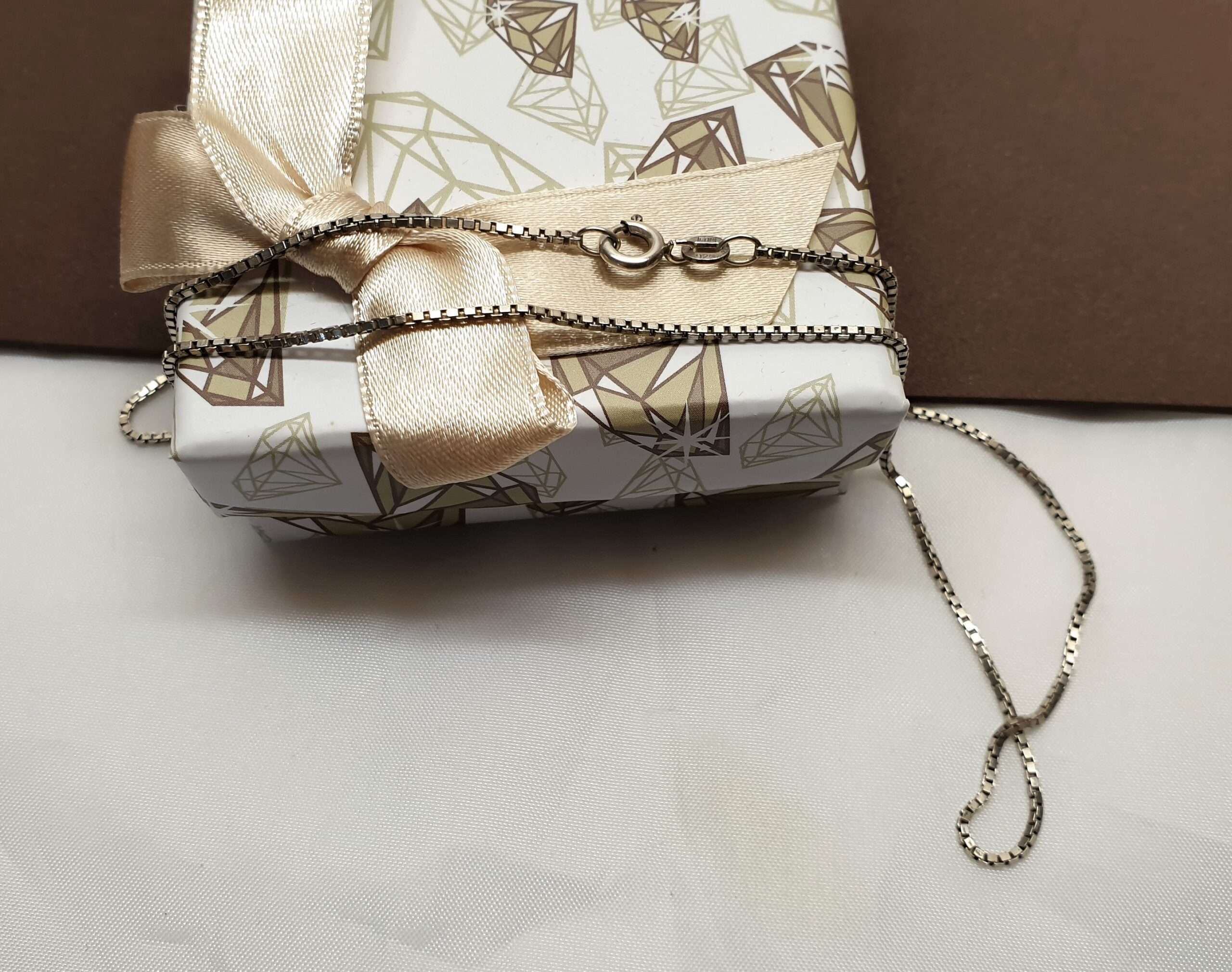 40,5 cm / 1,1 mm Venezianerkette Silber 925 Halskette Kette Vintage elegant HK246