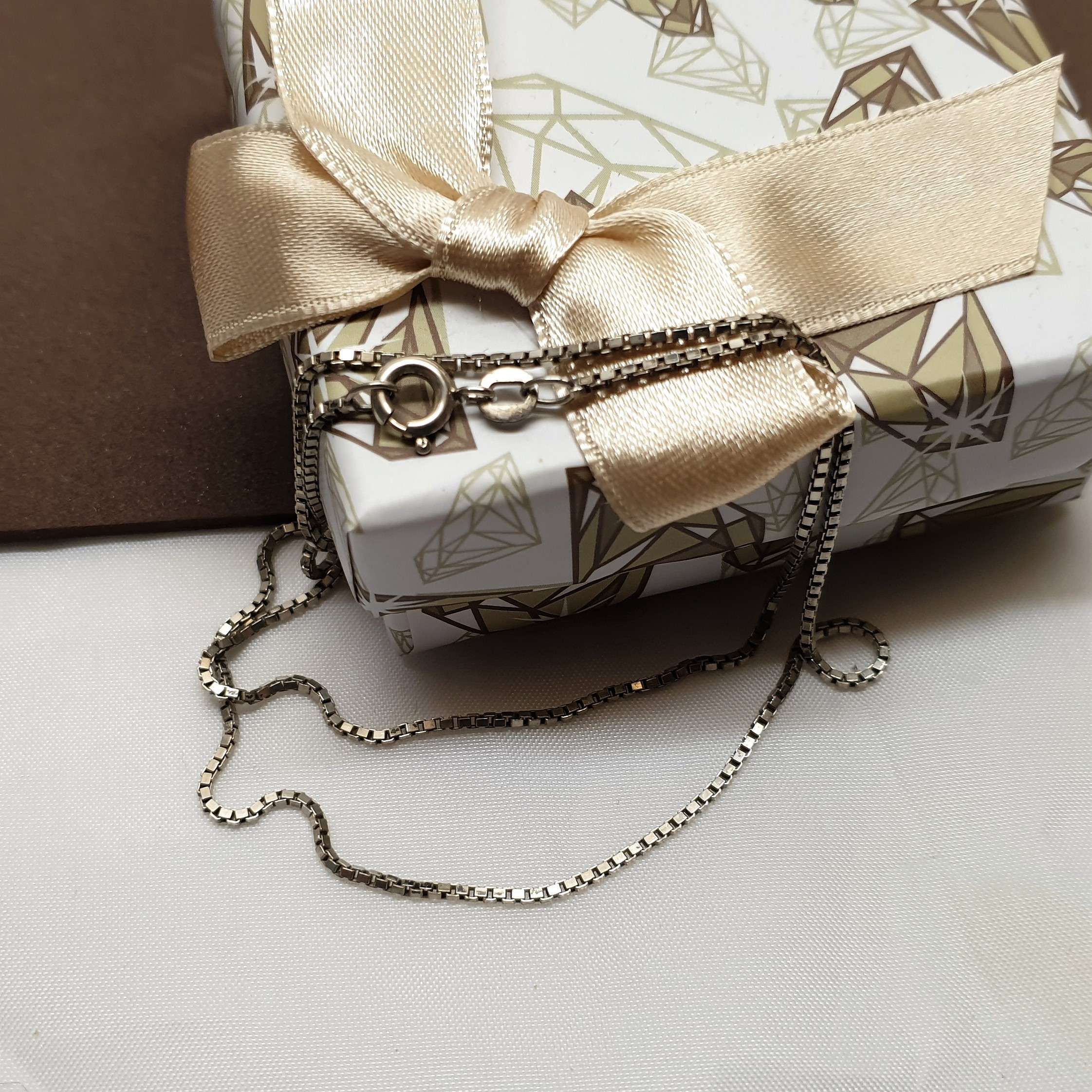 40,5 cm / 1,1 mm Venezianerkette Silber 925 Halskette Kette Vintage elegant HK246 – Bild 2