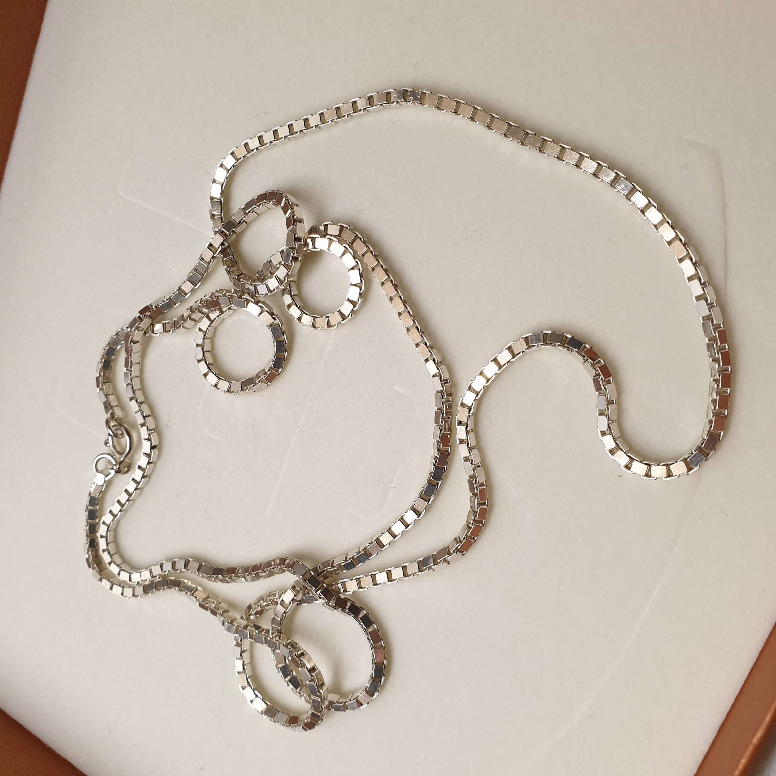 89 cm / 2,5 mm Venezianerkette Halskette Kette Silber 925 Vintage Eleganz HK188 – Bild 2