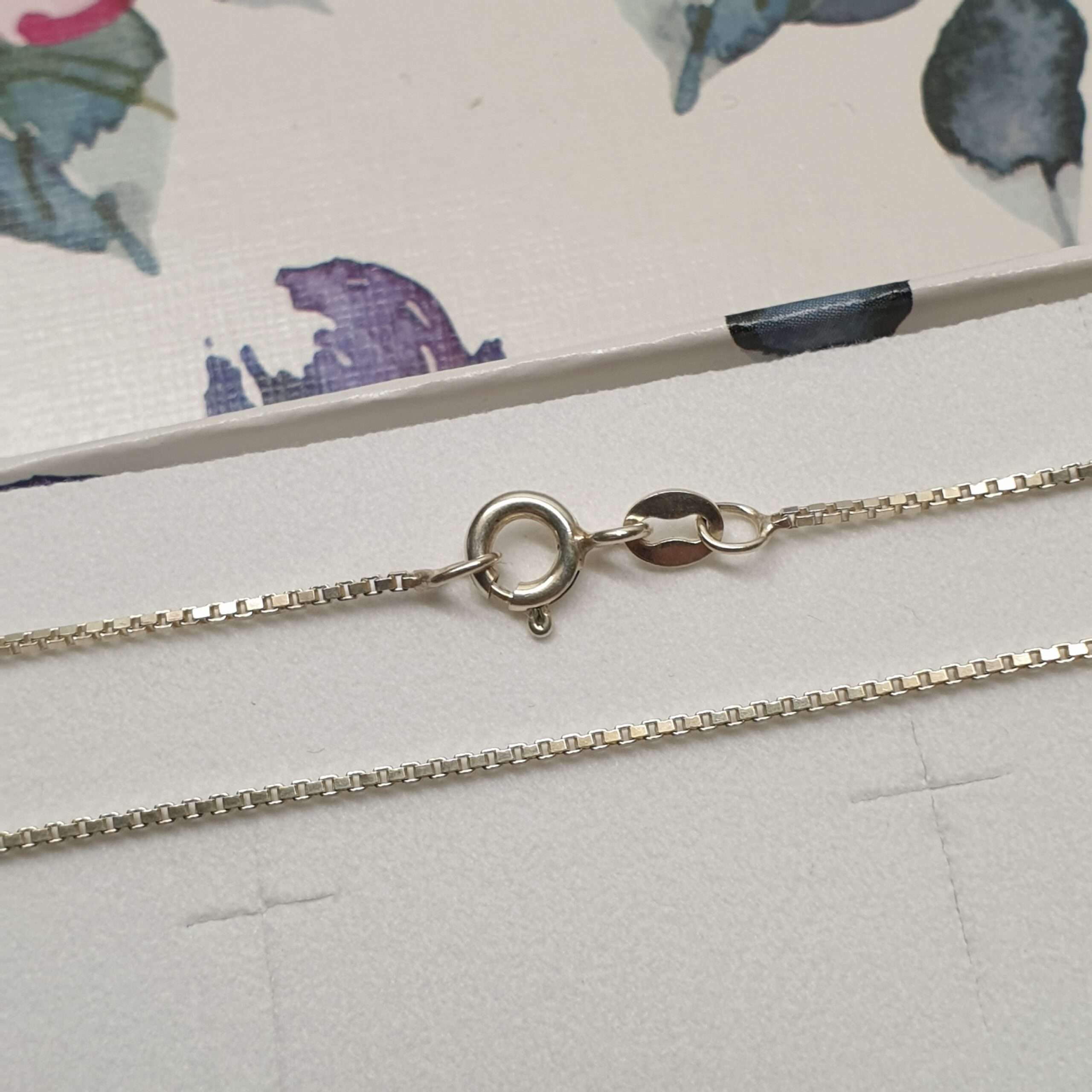 42 cm / 1 mm Kette Halskette Silberkette Venezianerkette Silber 925 Vintage Eleganz HK251 – Bild 5