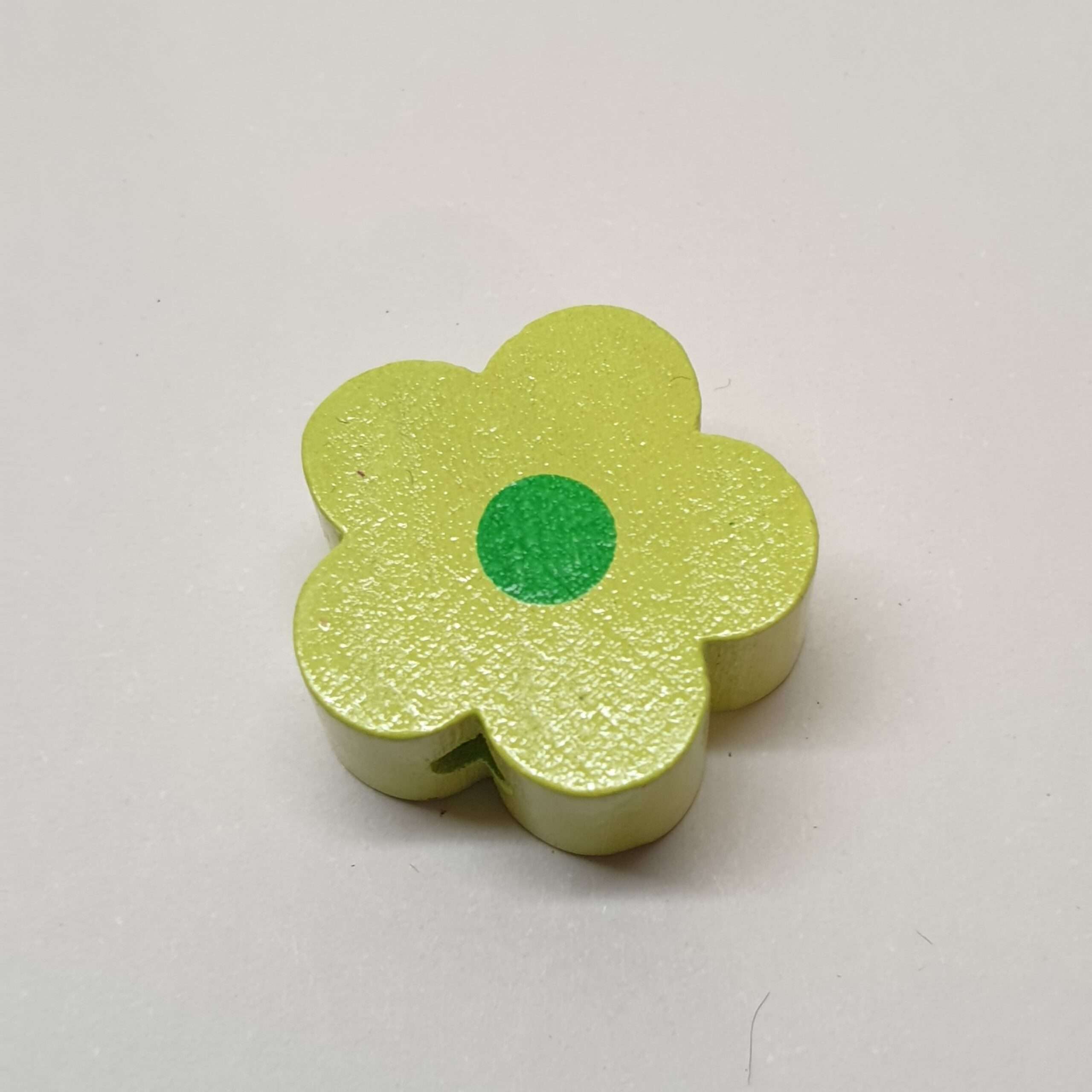 Motivperle Perle Motiv Blume Blümchen Blüte grün hellgrün MP179