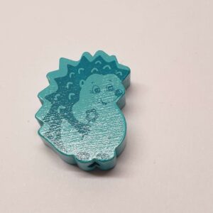 Motivperle Motiv Perle Igel blau türkis MP186
