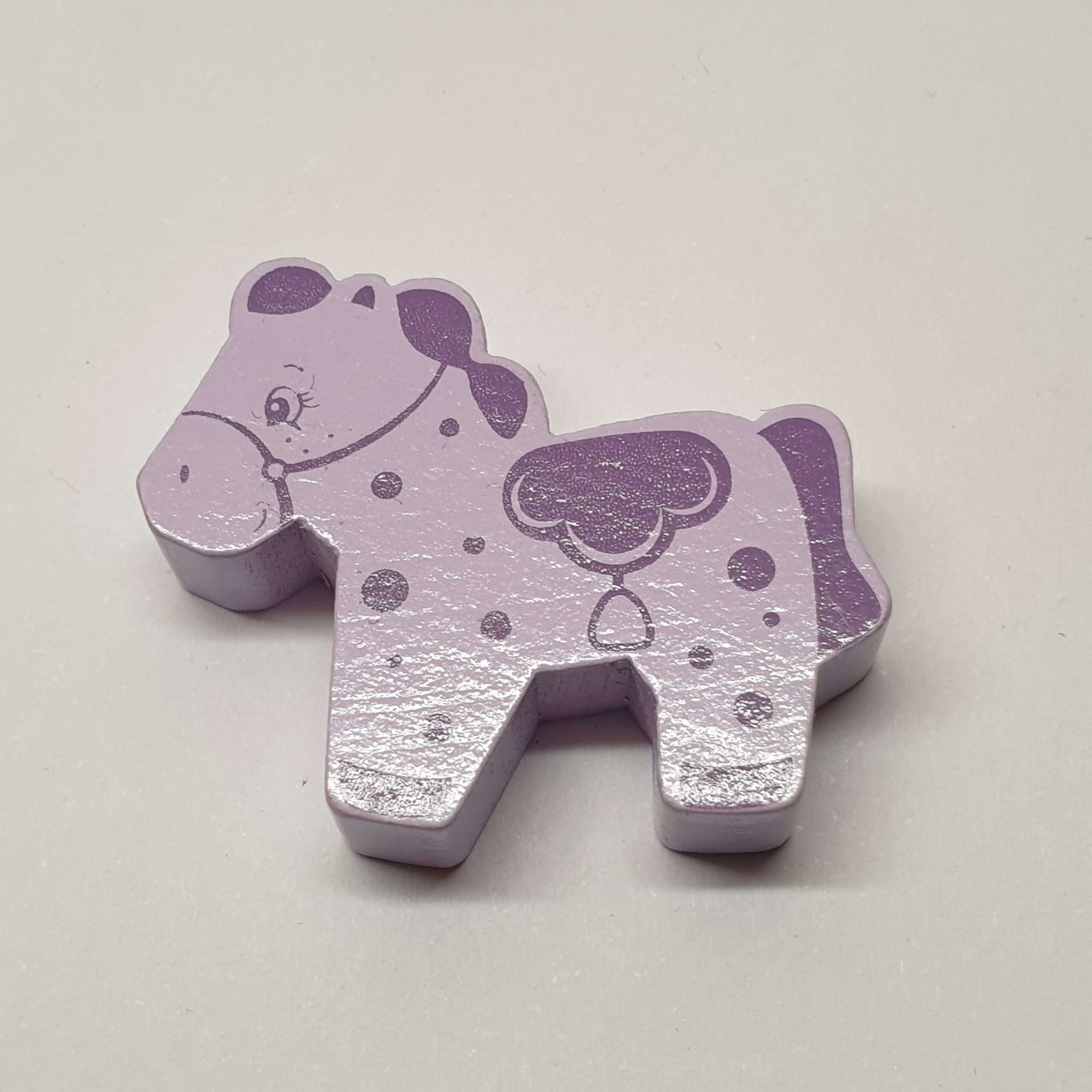 Motivperle Perle Motiv Pony Pferd fliederfarben lila MP189