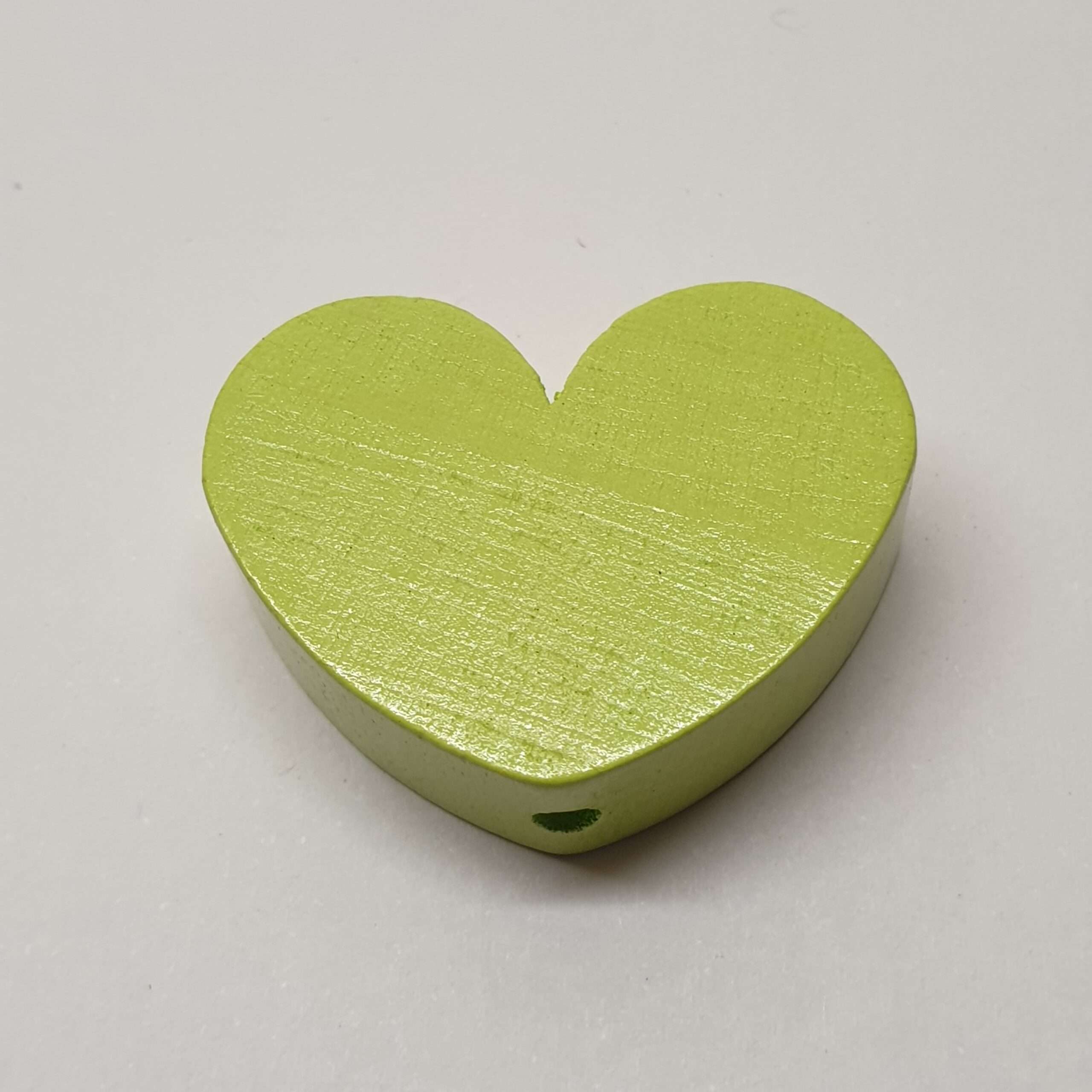 Motivperle Perle Motiv Herz Herz`l Herzchen grün hellgrün MP205