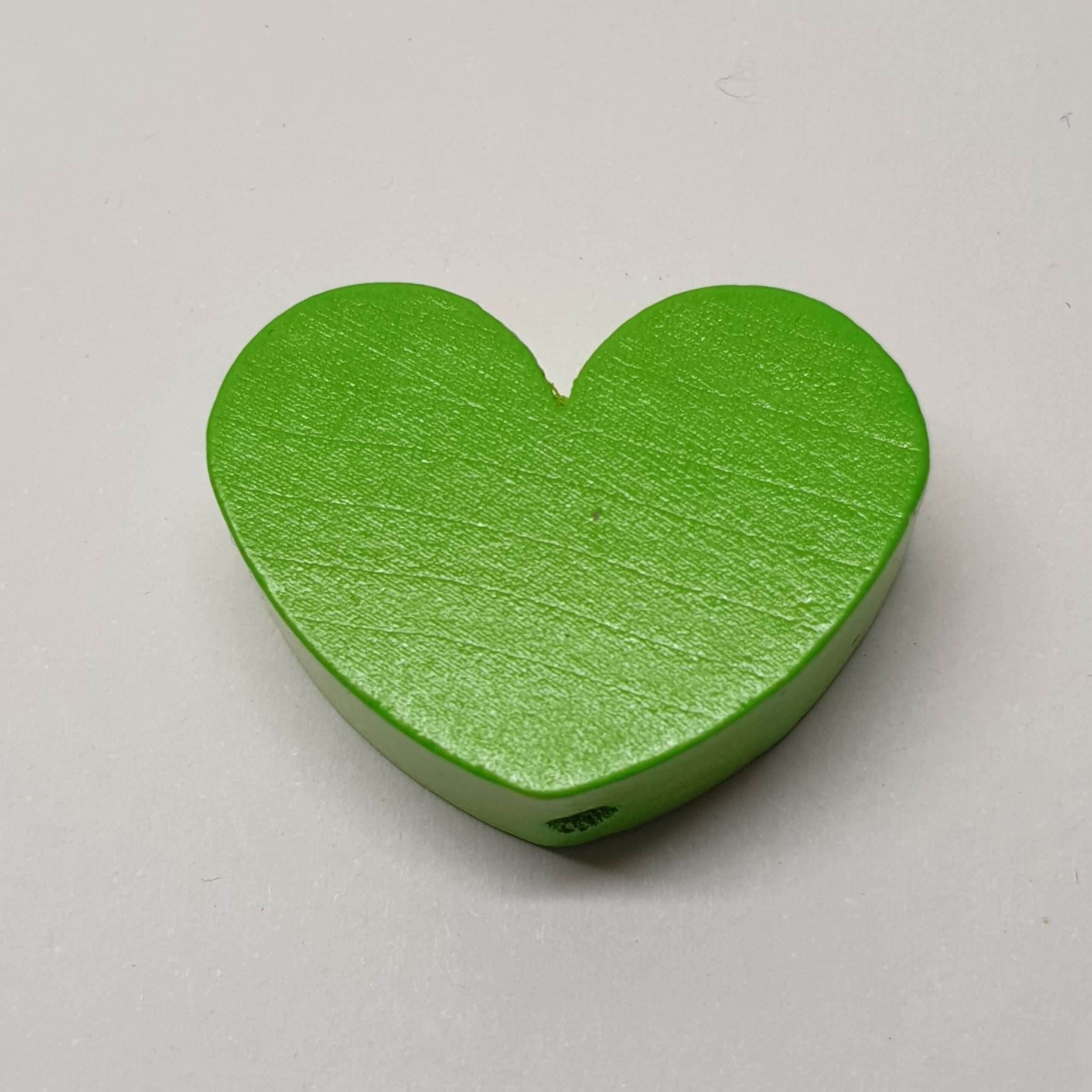 Motivperle Perle Motiv Herz Herz`l Herzchen grün MP207