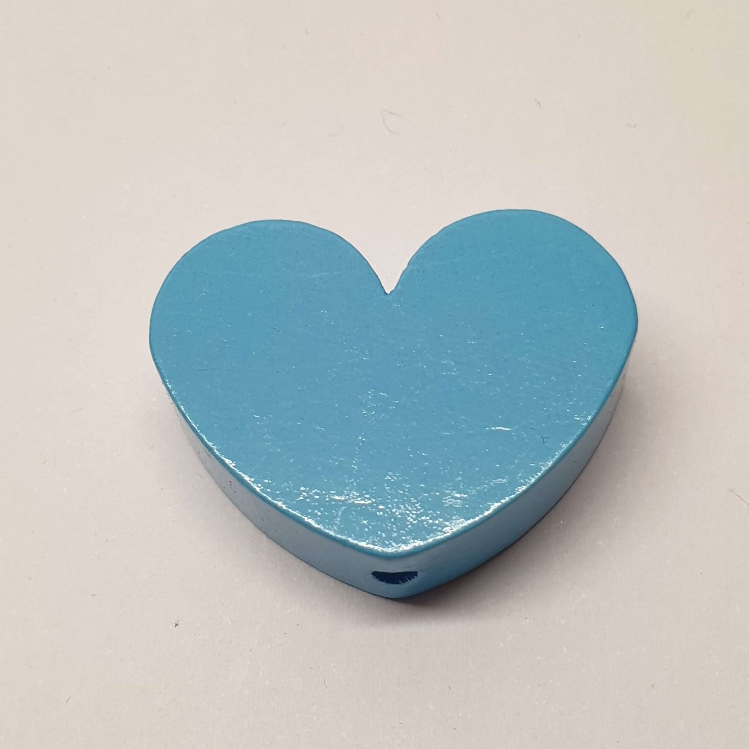 Motivperle Perle Motiv Herz Herz`l Herzchen blau MP217