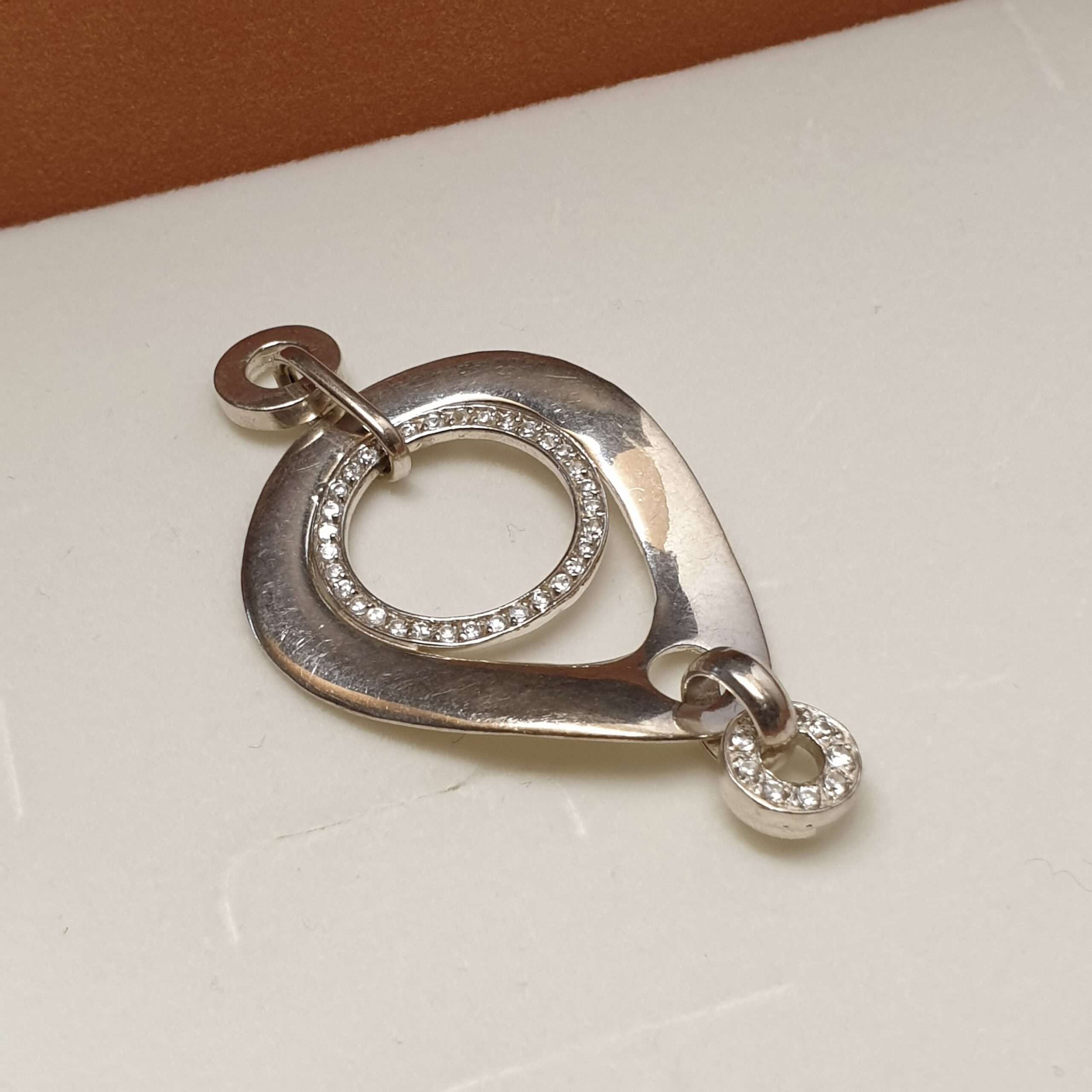 Anhänger Silber 925 Kristallsteine edel rar SKA1205