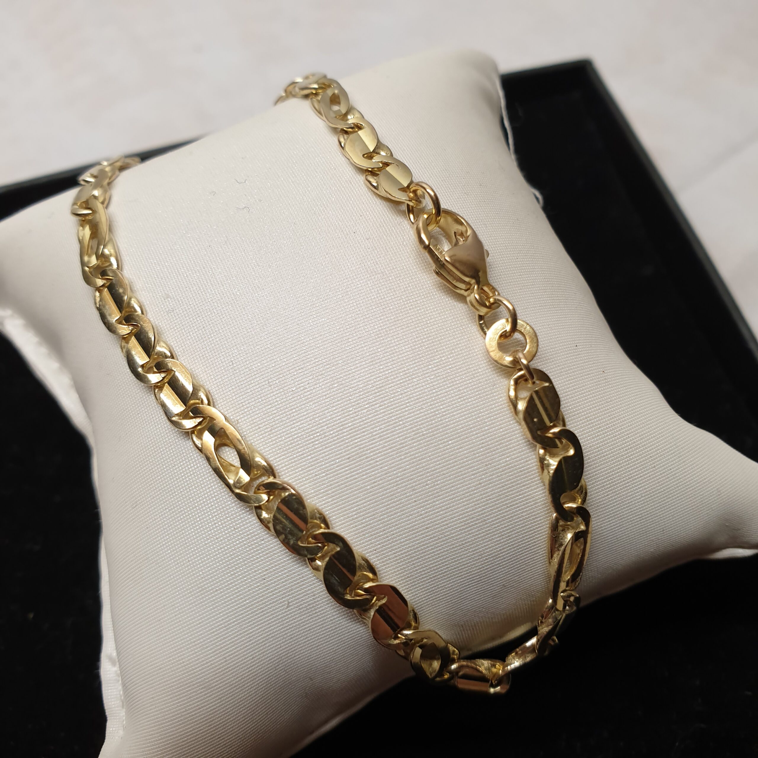 21 cm Armband Gliederarmband Gold 333 Design Vintage elegant GA108 – Bild 3