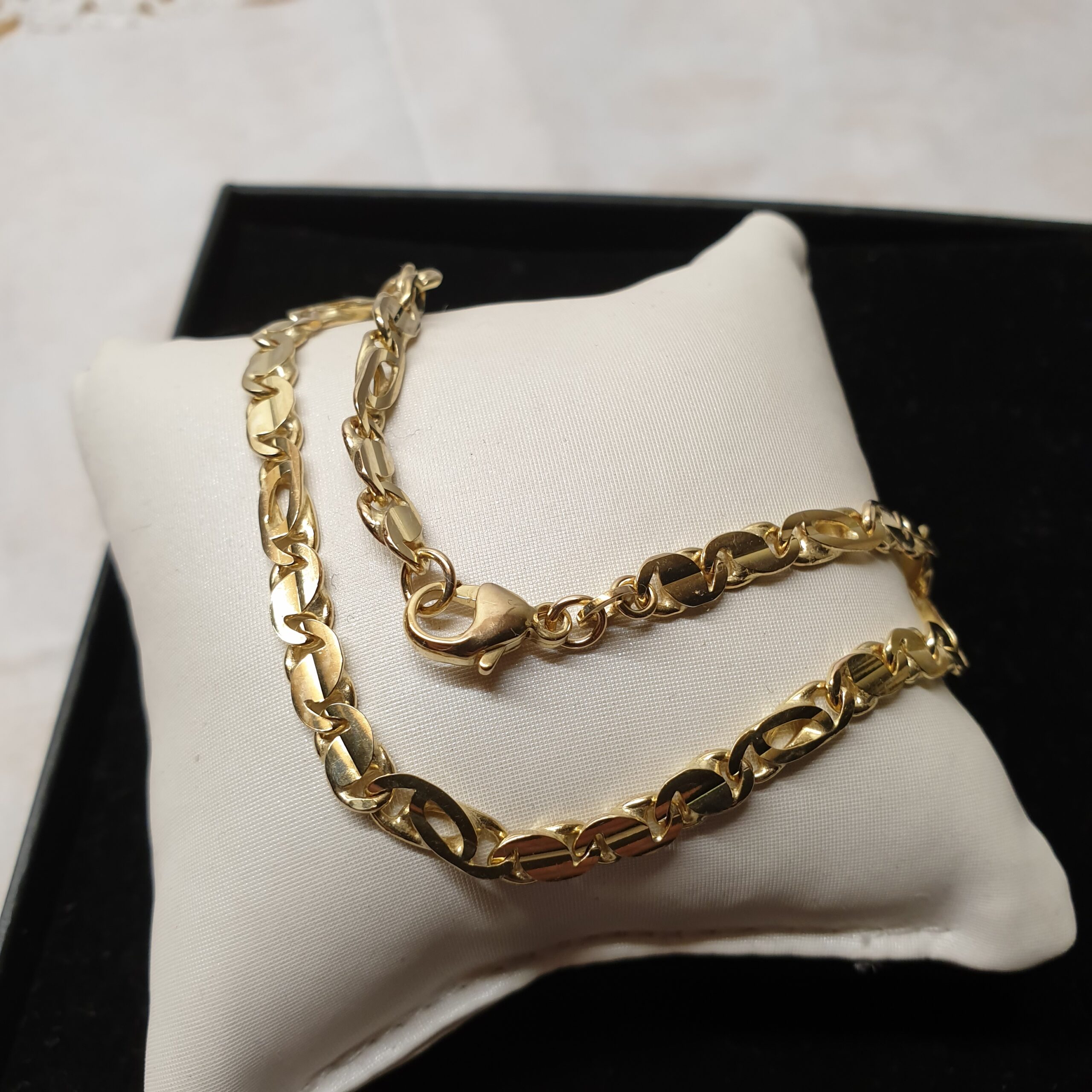 21 cm Armband Gliederarmband Gold 333 Design Vintage elegant GA108