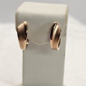 Schicke Ohrringe Creolen Silber 925 vergoldet Design Vintage elegant SO429