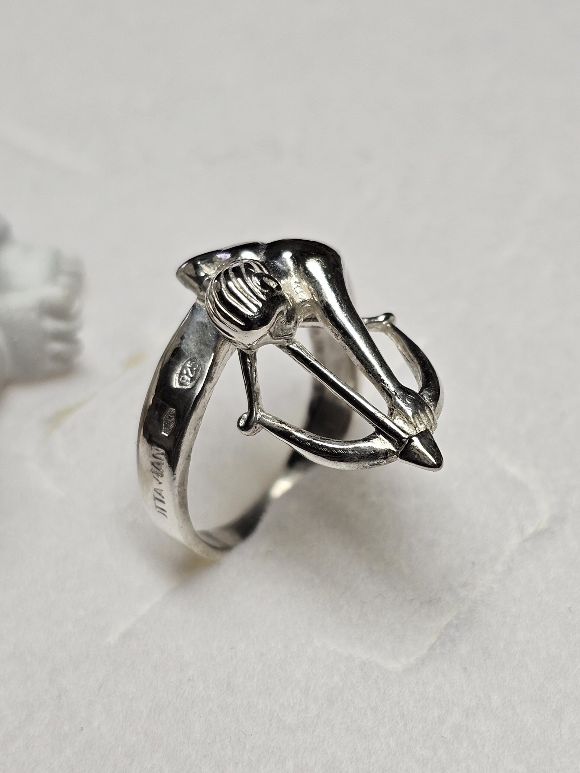 19,7 mm Ring Silberring Sternzeichen "Schütze" Silber 925 Vintage elegant SR1079 – Bild 3