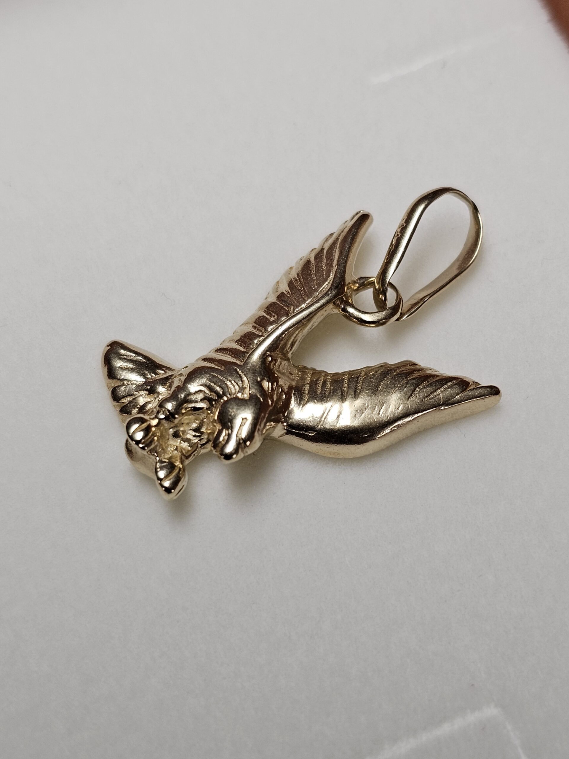 Anhänger Goldanhänger ohne Kette Seeadler Adler Greifvogel Eagle Gold Vintage elegant selten rar GAN115 – Bild 4