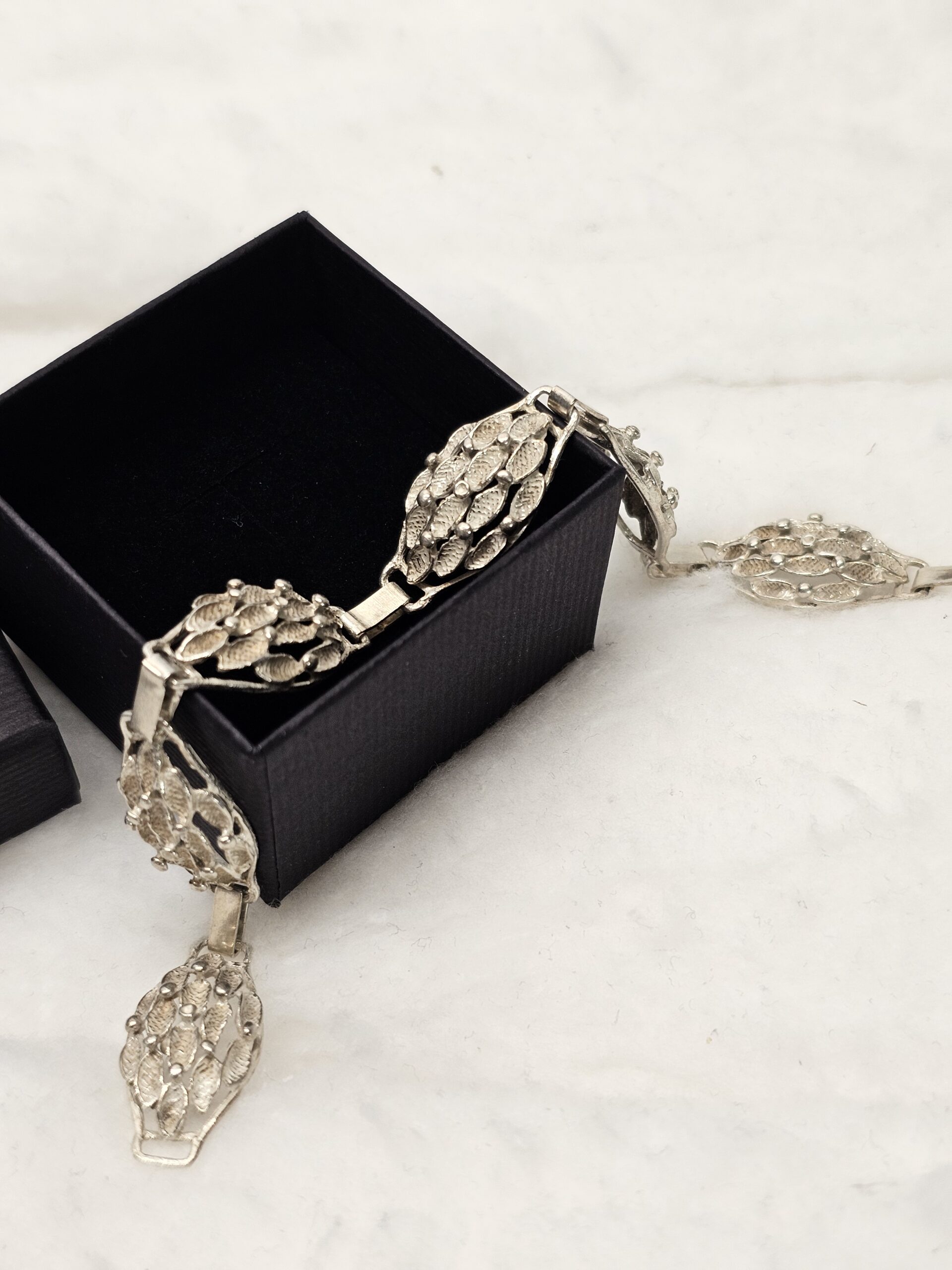 18 cm Silberarmband Armband Gliederarmband Silber 925 Vintage elegant SA543 – Bild 4