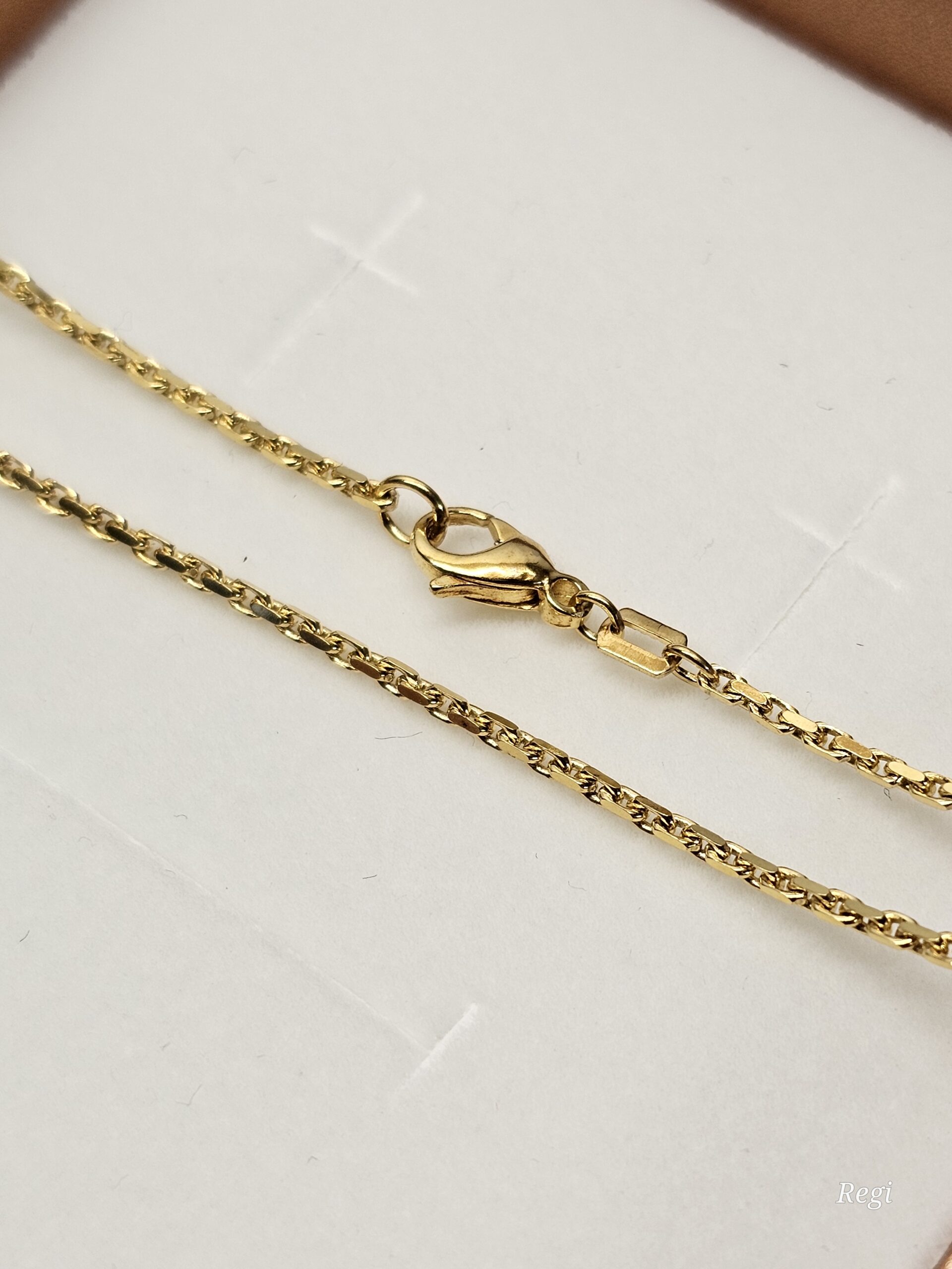 60,5 cm / 1,6 mm Ankerkette Halskette Kette Gliederkette Gold 333 Vintage elegant GK148
