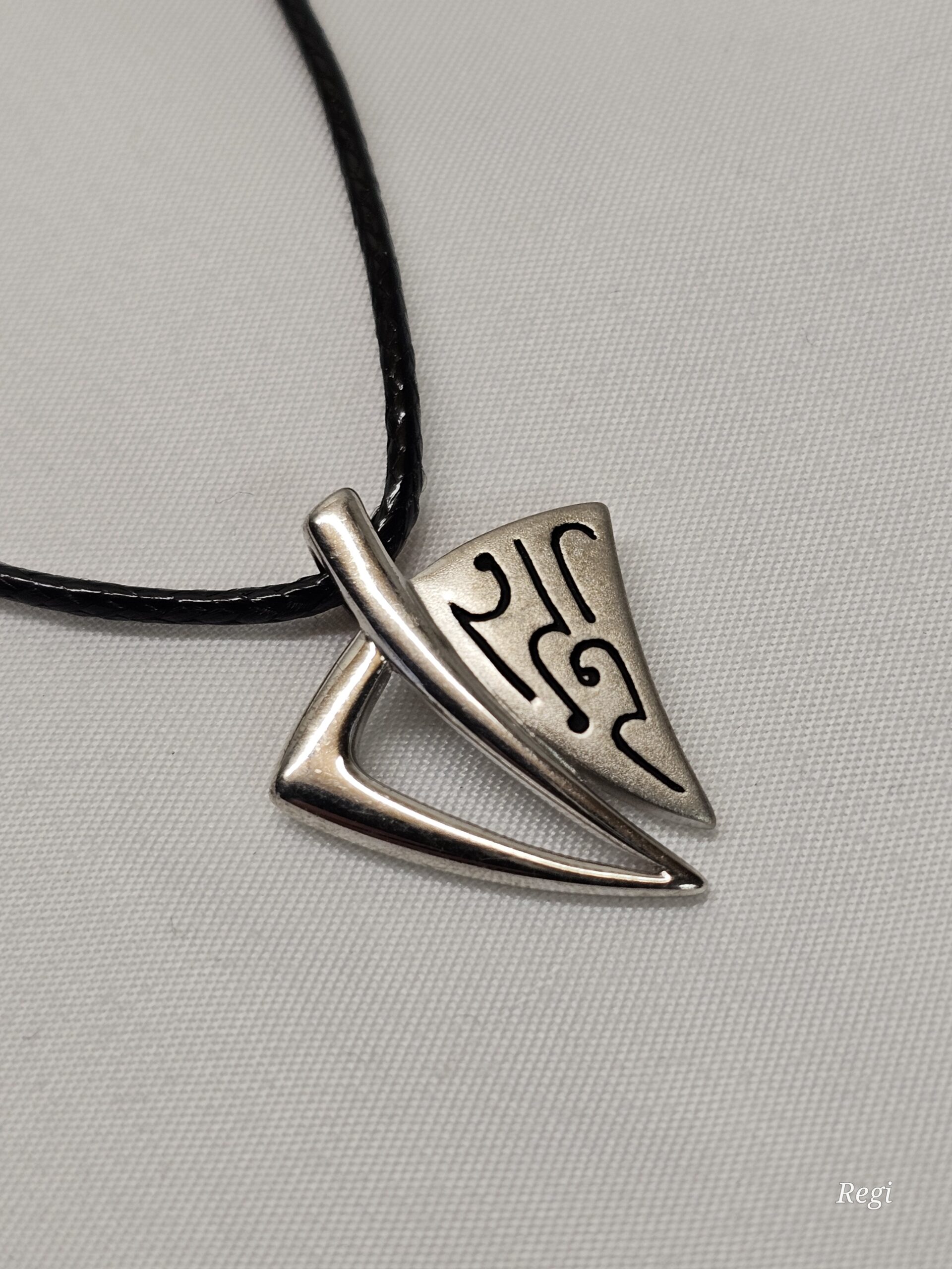 Anhänger Silberanhänger ohne Kette 925 Silber Muster Zeichen Vintage selten rar SKA1522