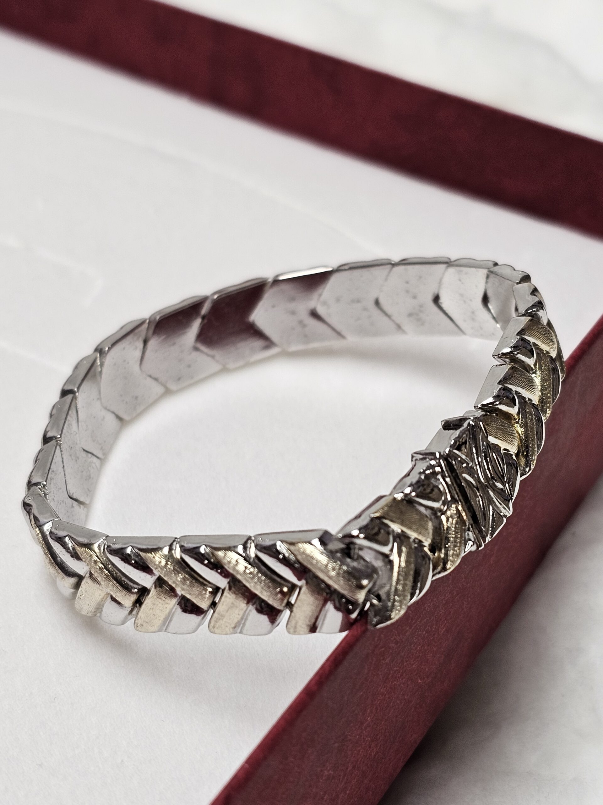 19 cm Nostalgisches Gliederarmband Armband Silber 925 teilvergoldet Vintage selten rar SA503