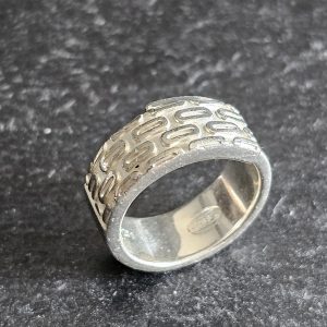 18 mm Ring Silber 925 Design chic überlappend Vintage stylisch elegant SR1125