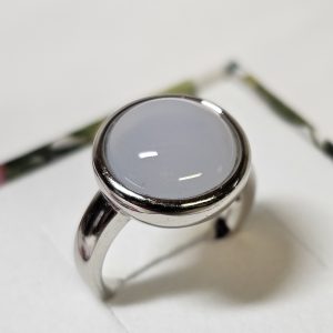 17,6 mm Silberring Ring Silber 925 Opalith Design Vintage Eleganz SR1153