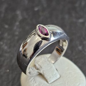 19,2 mm Silberring Ring Silber 925 Amethyst Vintage Design stylisch elegant SR1117