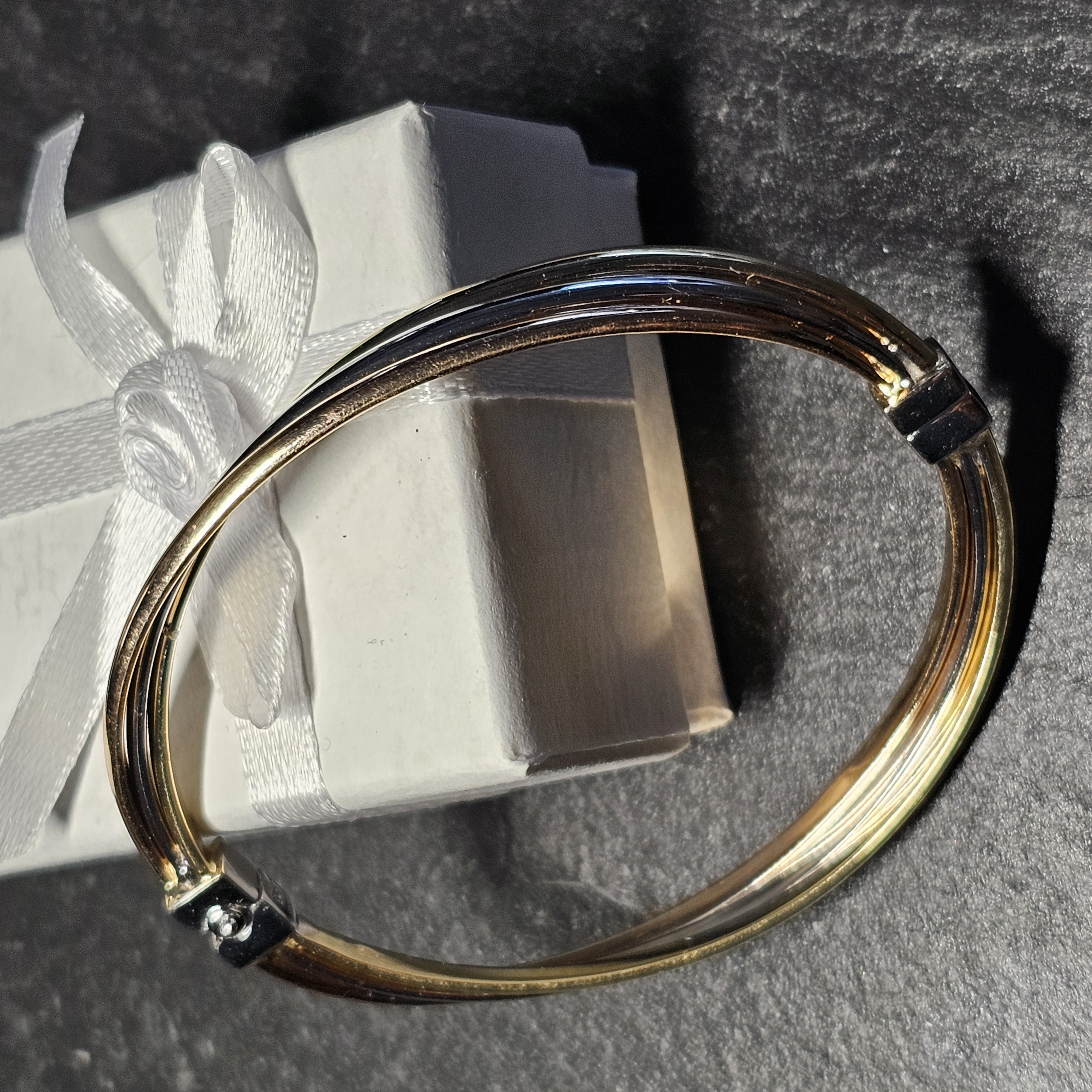 Armschmuck Armreif Armspange Gold 585 tricolor Design Vintage elegant GA183