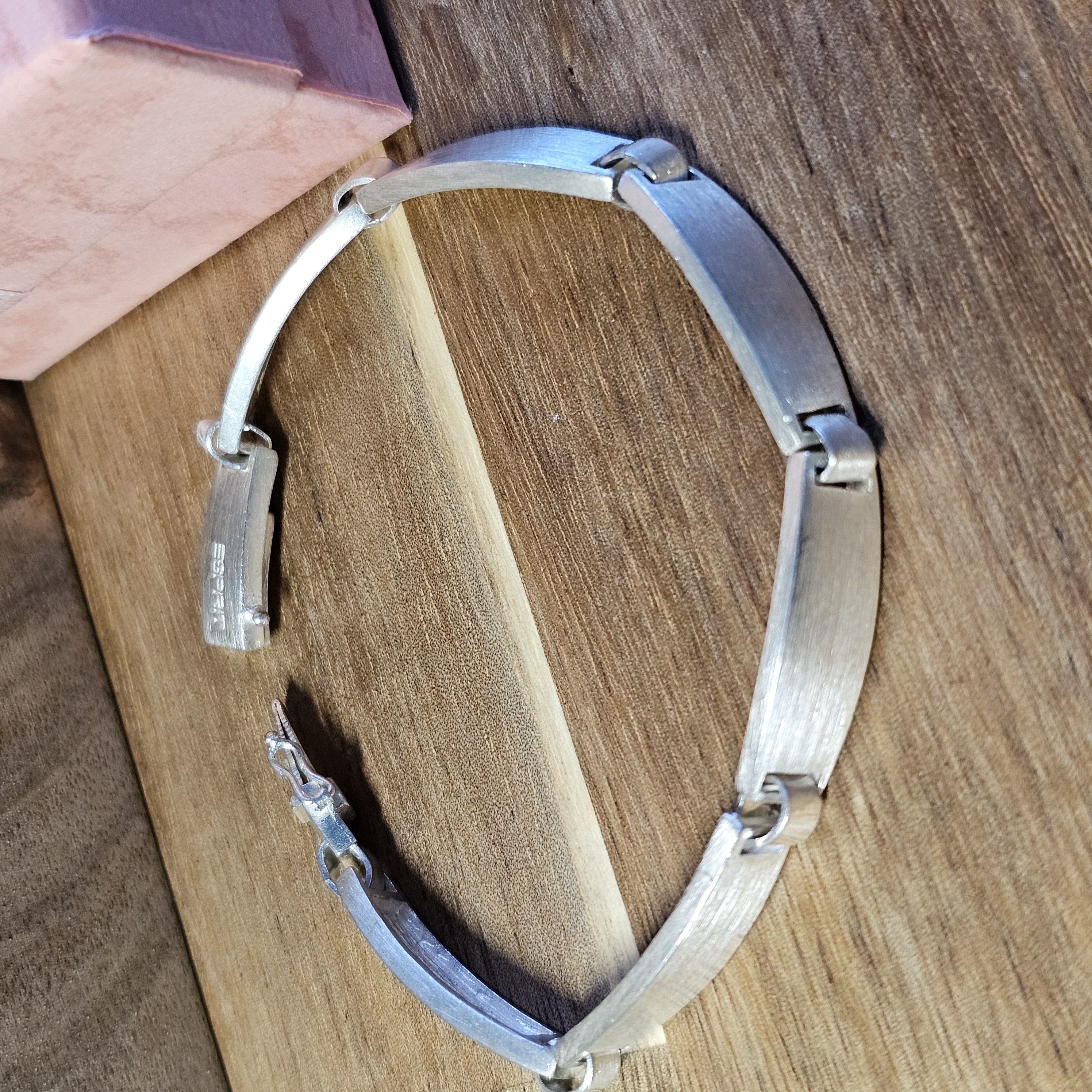 19,5 cm Modisches Armband Silberarmband Gliederarmband Silber 925 Vintage elegant SA535