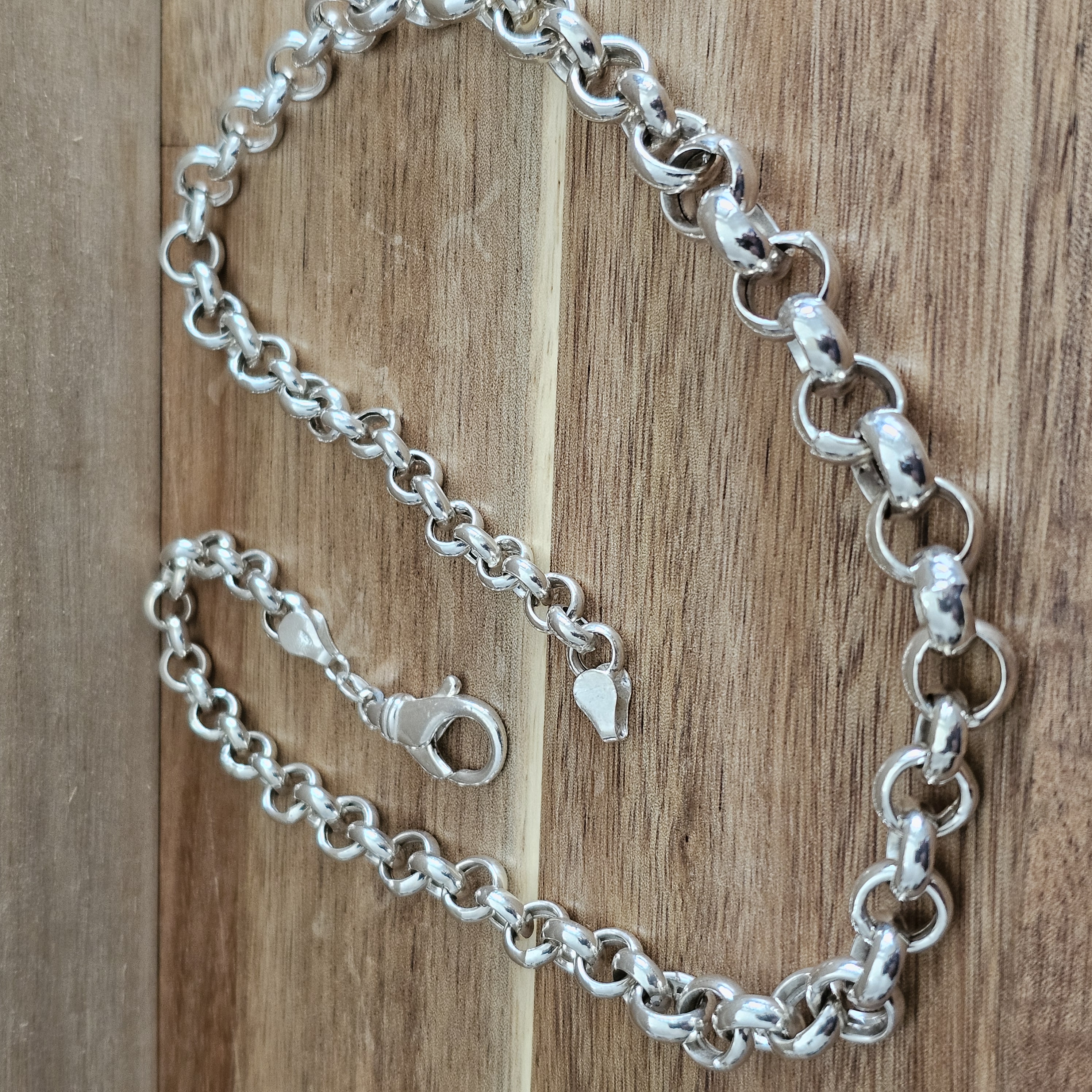 46 cm Kette Silberkette Erbskette Halskette Silber 925 Vintage elegant SK1311