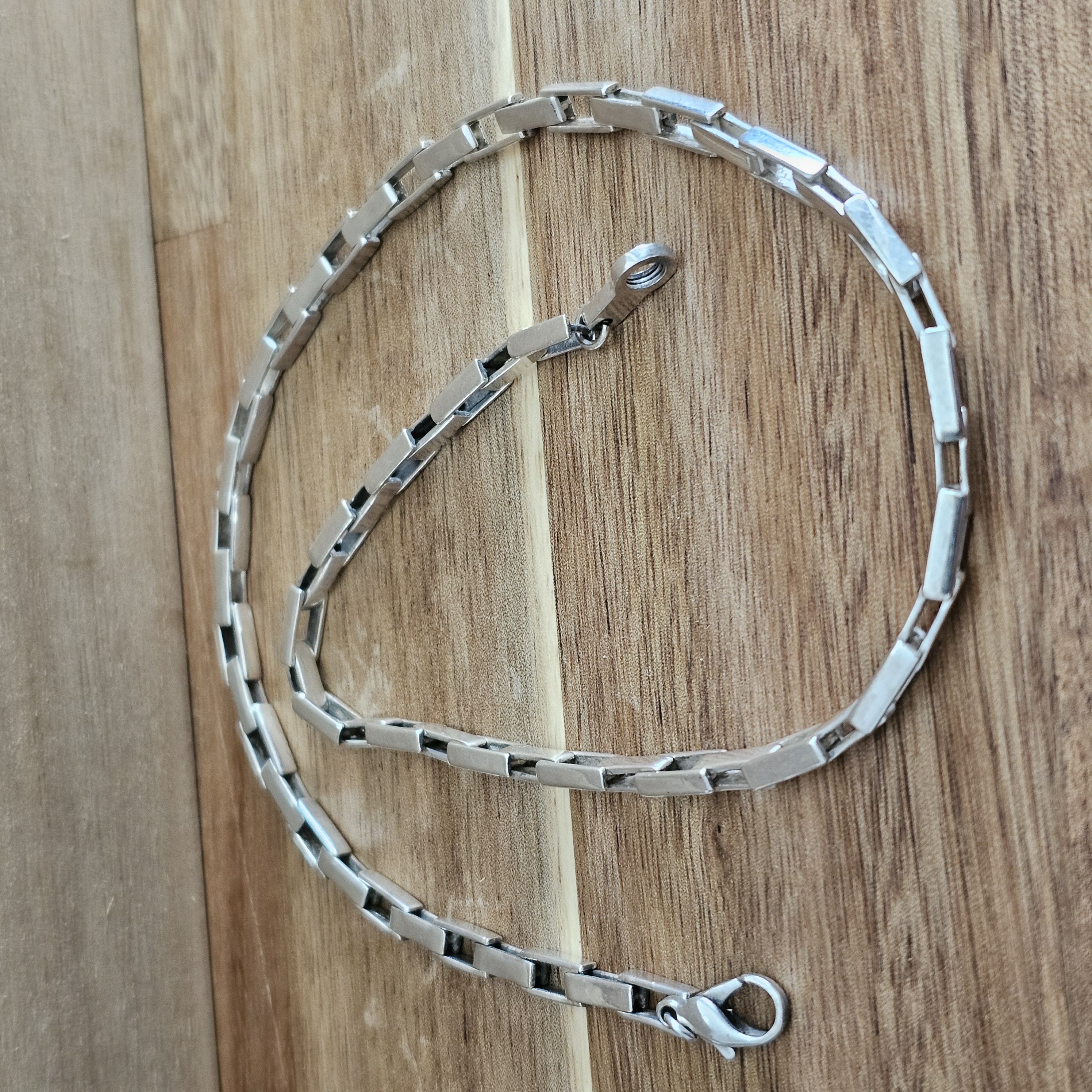 44 cm Kette Gliederkette Halskette Silber 925 Design Vintage elegant SK1321