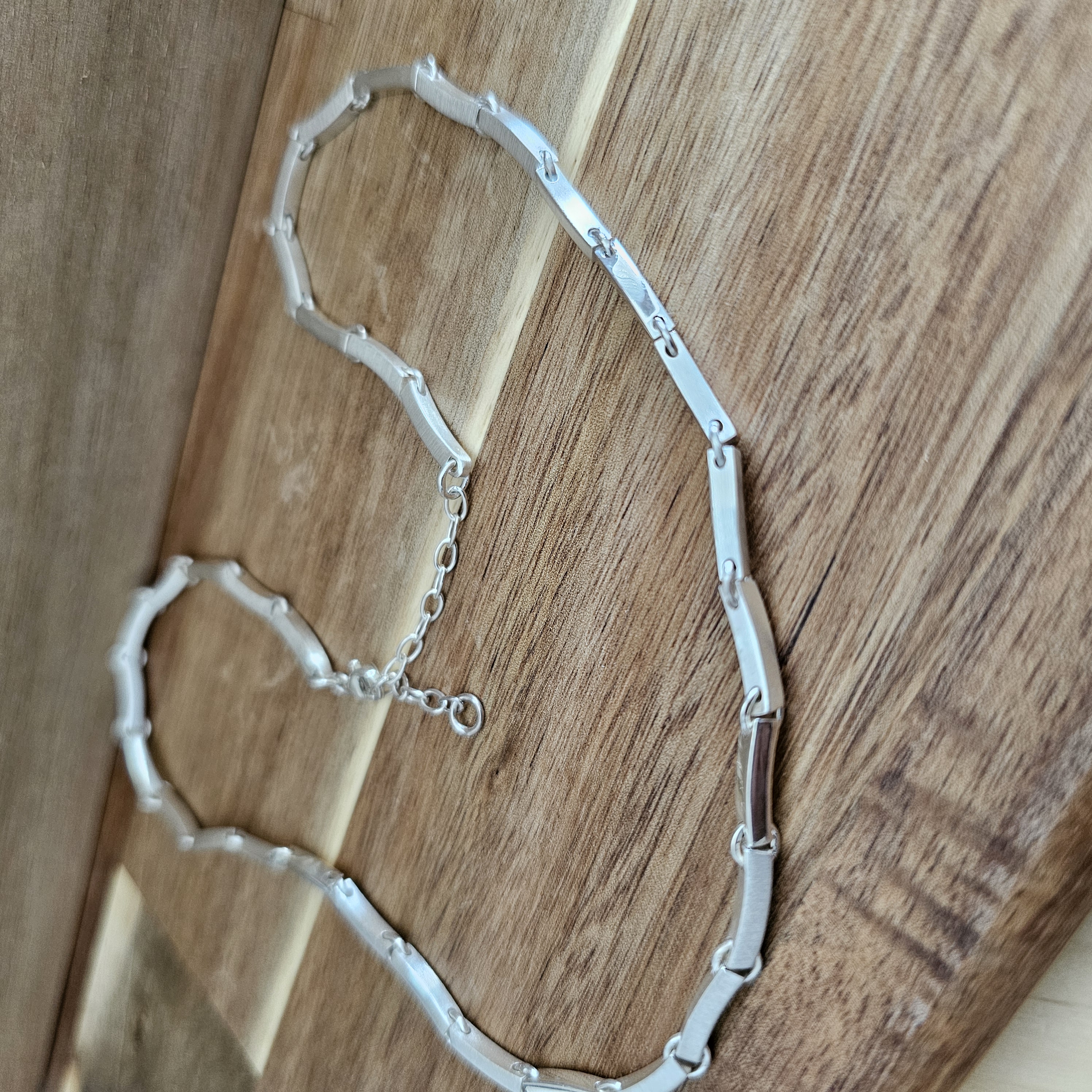 44 - 49 cm Vintage Kette Halskette Gliederkette Silber 925 edles Vintage Design selten rar SK1296