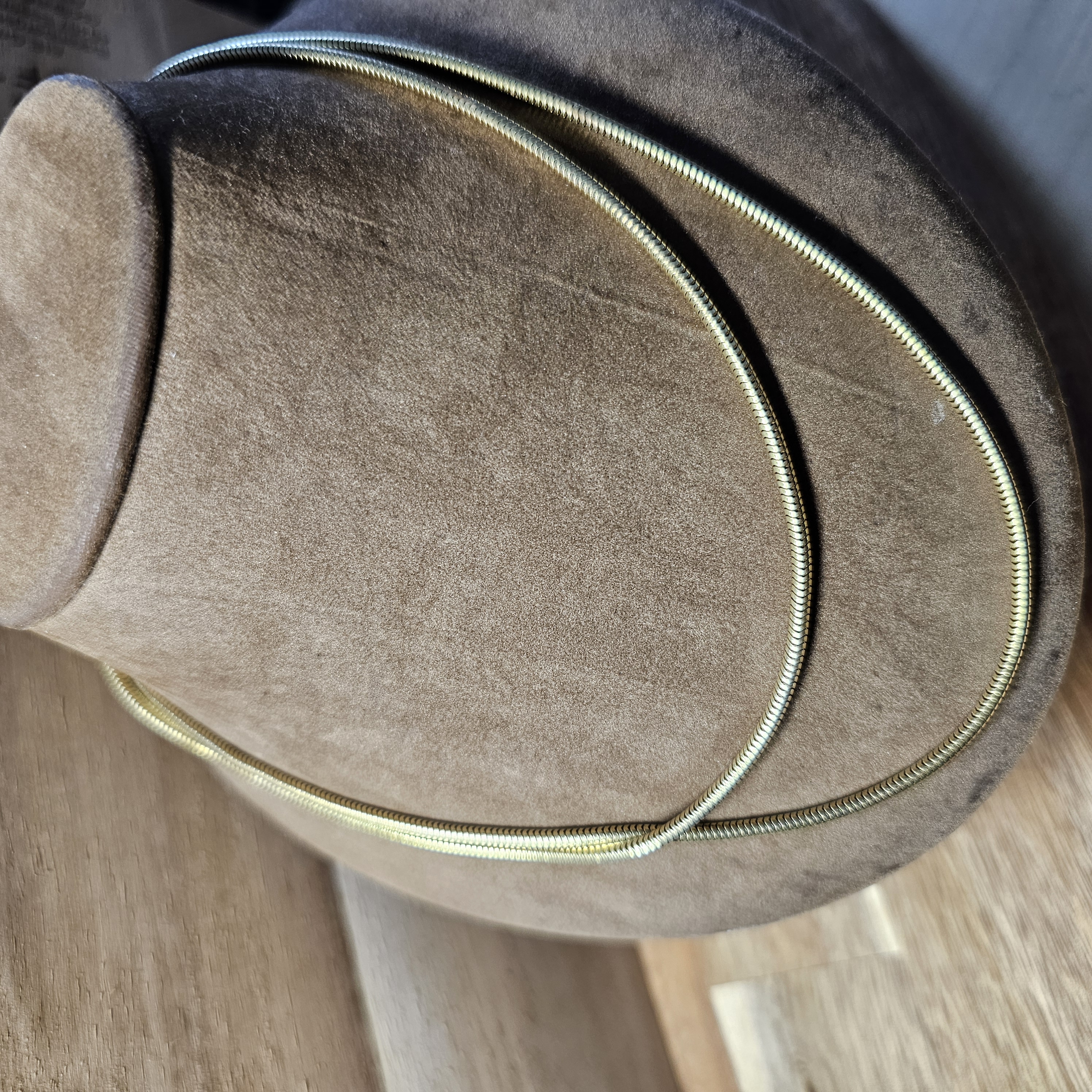 80 cm Nostalgische Schlangenkette Kette Halskette American Doublé vergoldet Shabby Vintage Eleganz MK109