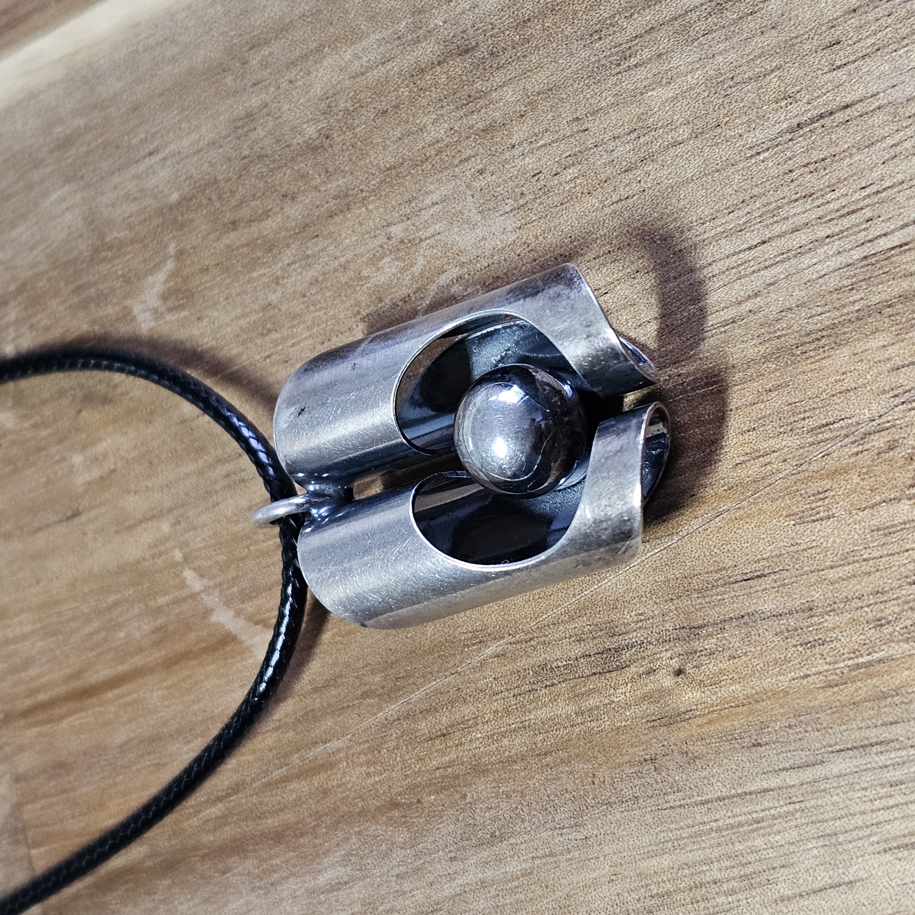 Extravaganter Anhänger Silberanhänger ohne Kette skandinavisches Design Silber 925 Vintage elegant selten rar SKA1296