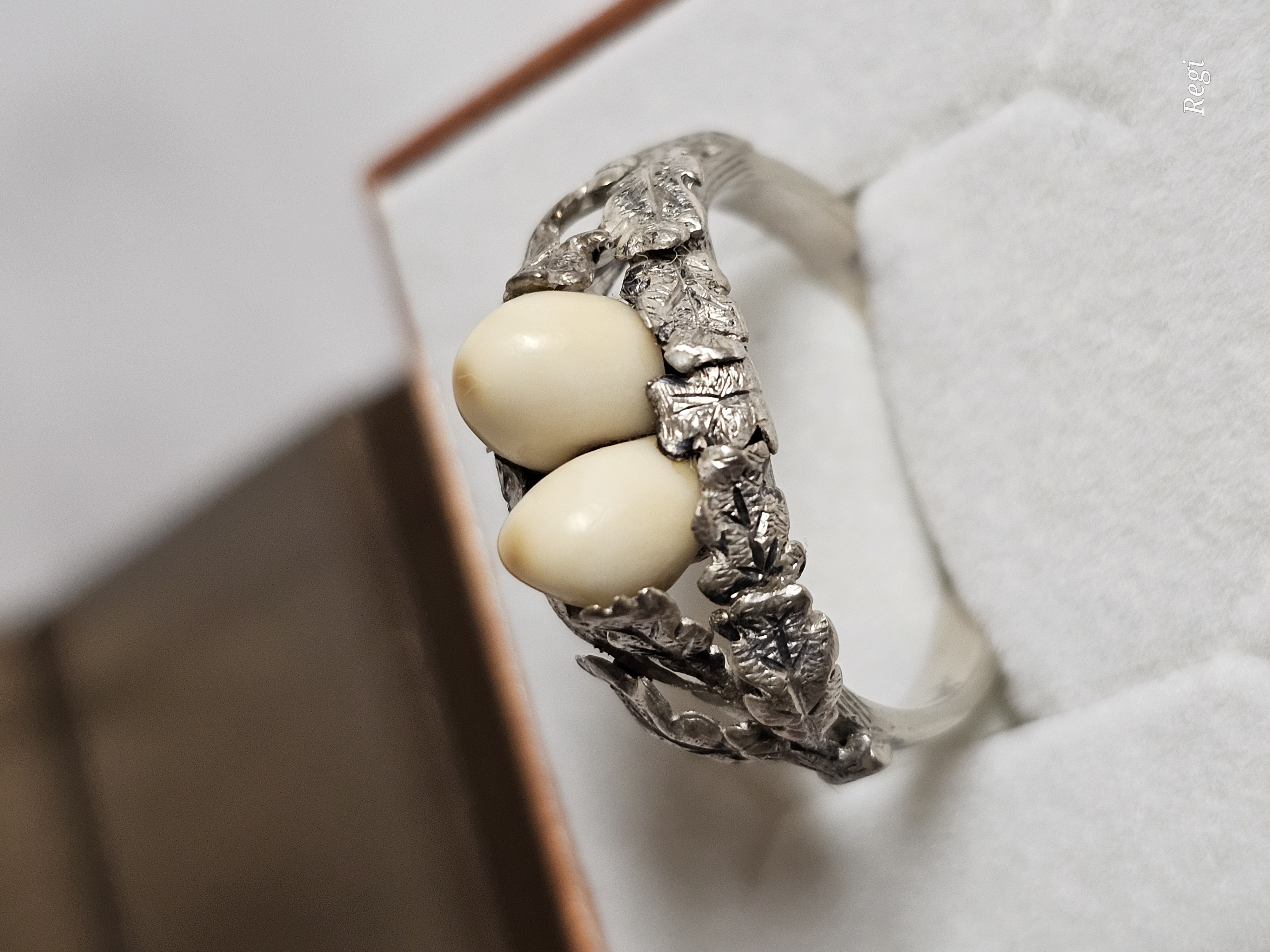 20,5 mm Ring Silberring Silber 800 Tracht Jagd Grandeln edel Silberschmiede Schmuckstück SR1584