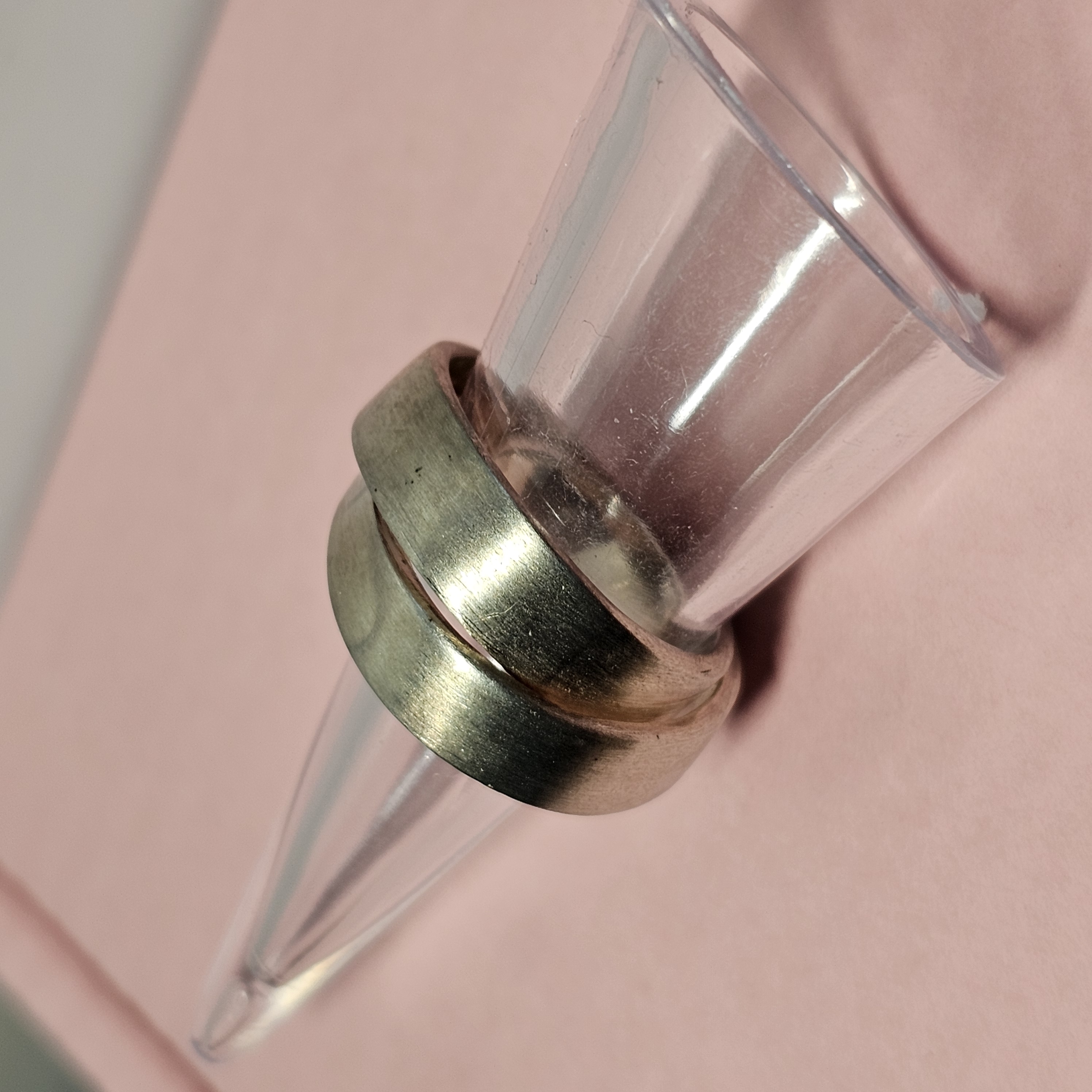 17,5 mm Silberring Ring Silber 925 Doppelring Vintage elegant SR1357