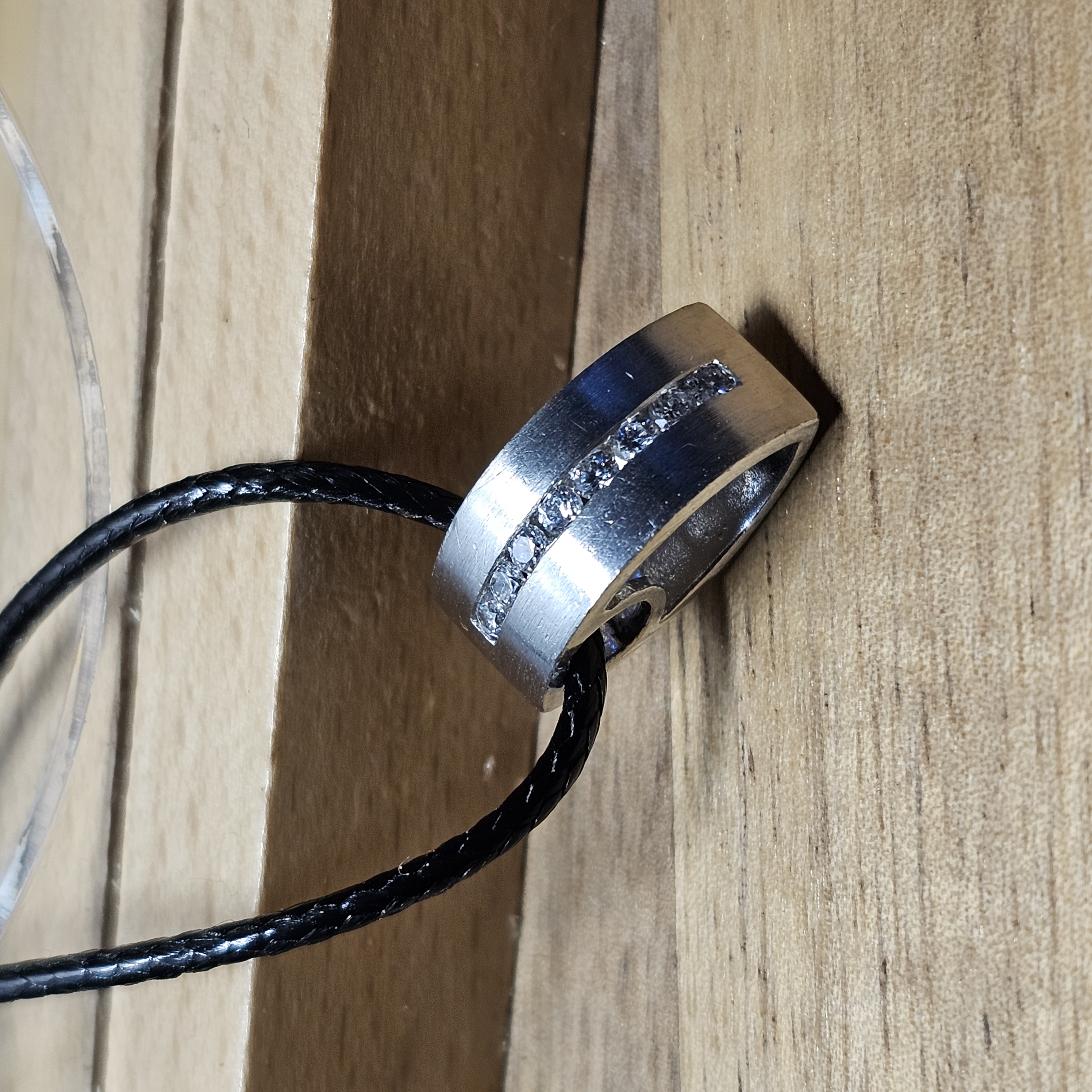 Anhänger Silberanhänger ohne Kette Silber 925 Kristall Steinchen klar edel Vintage SKA1285